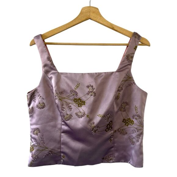 Vintage Jeffrey & Dara Evenings Purple Beaded 3 Piece Formal Set Size 12 Chic - Picture 3 of 7